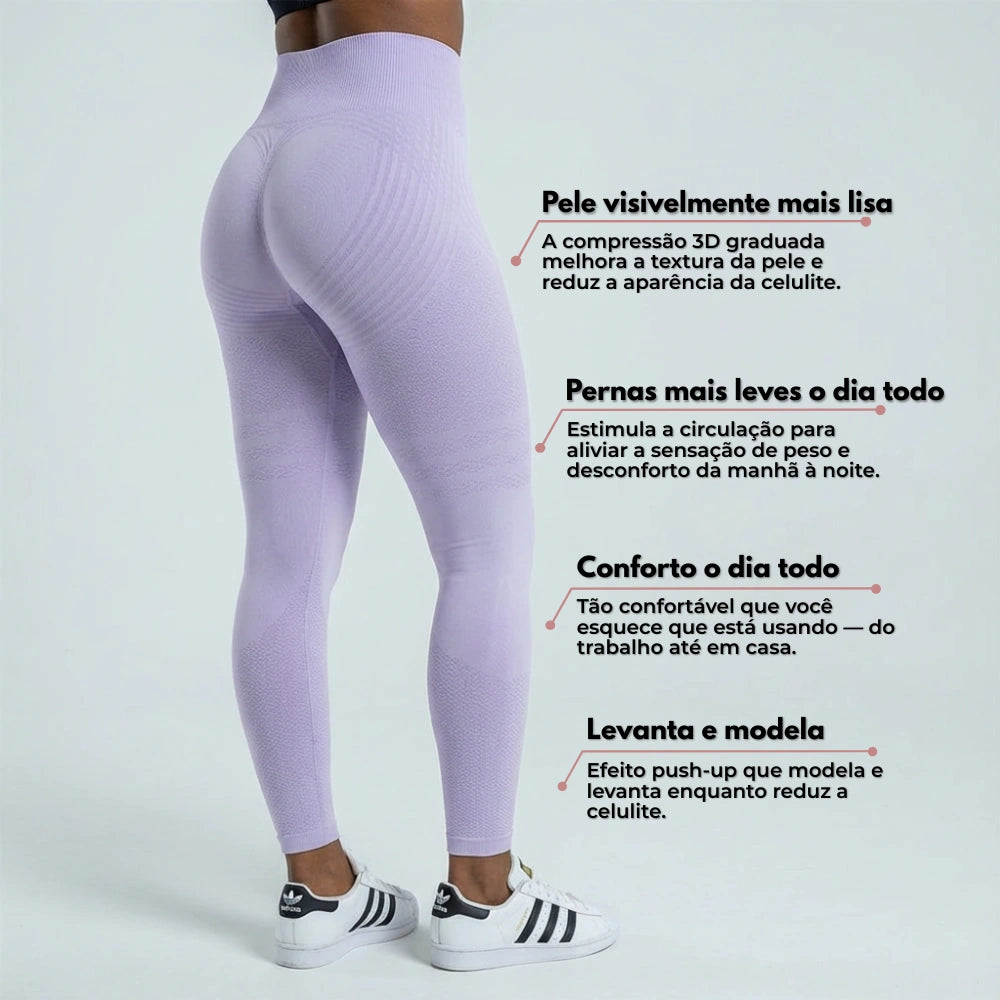 Leggings Cellumove 3D - Roxo Claro