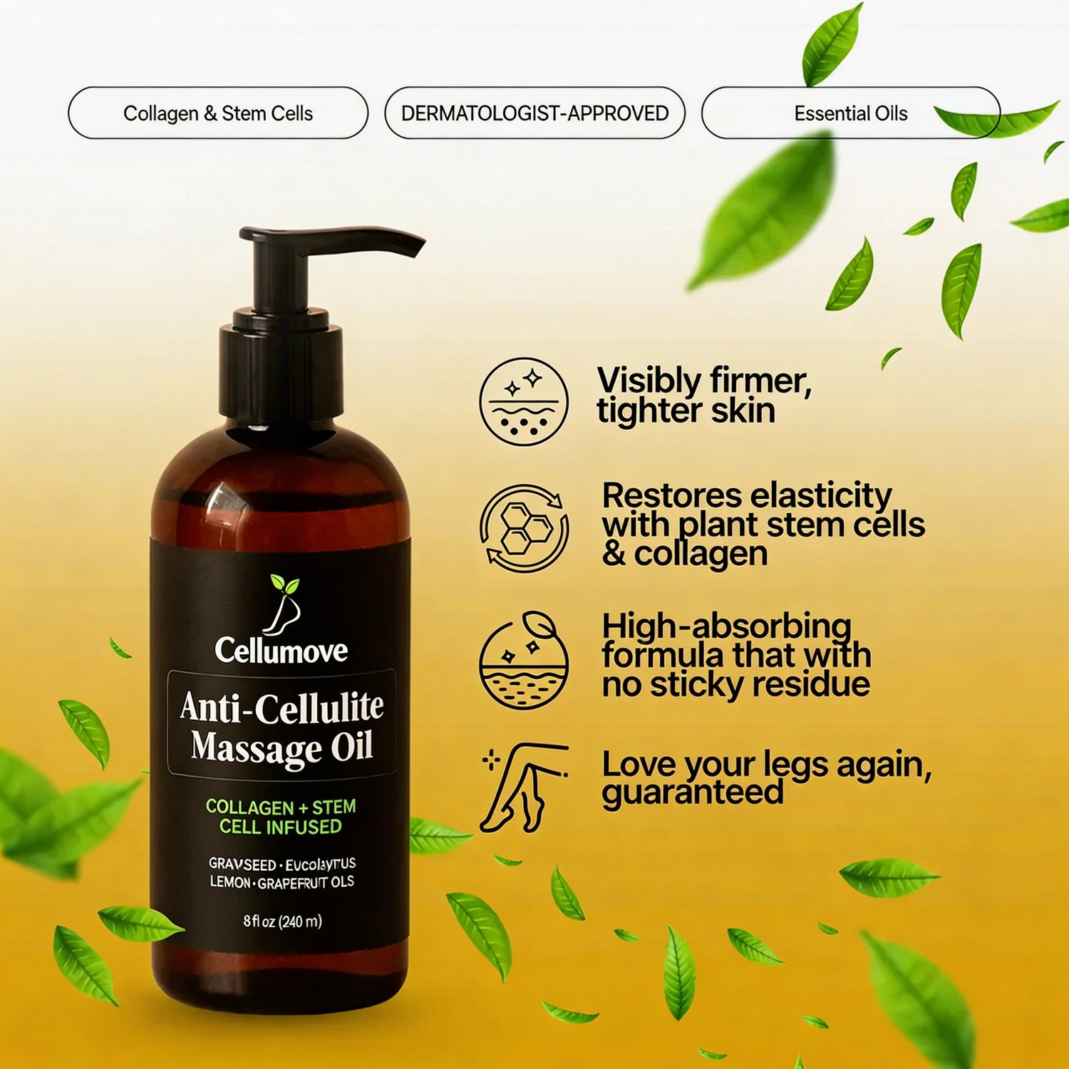 Óleo de colagénio refirmante 150 ml
