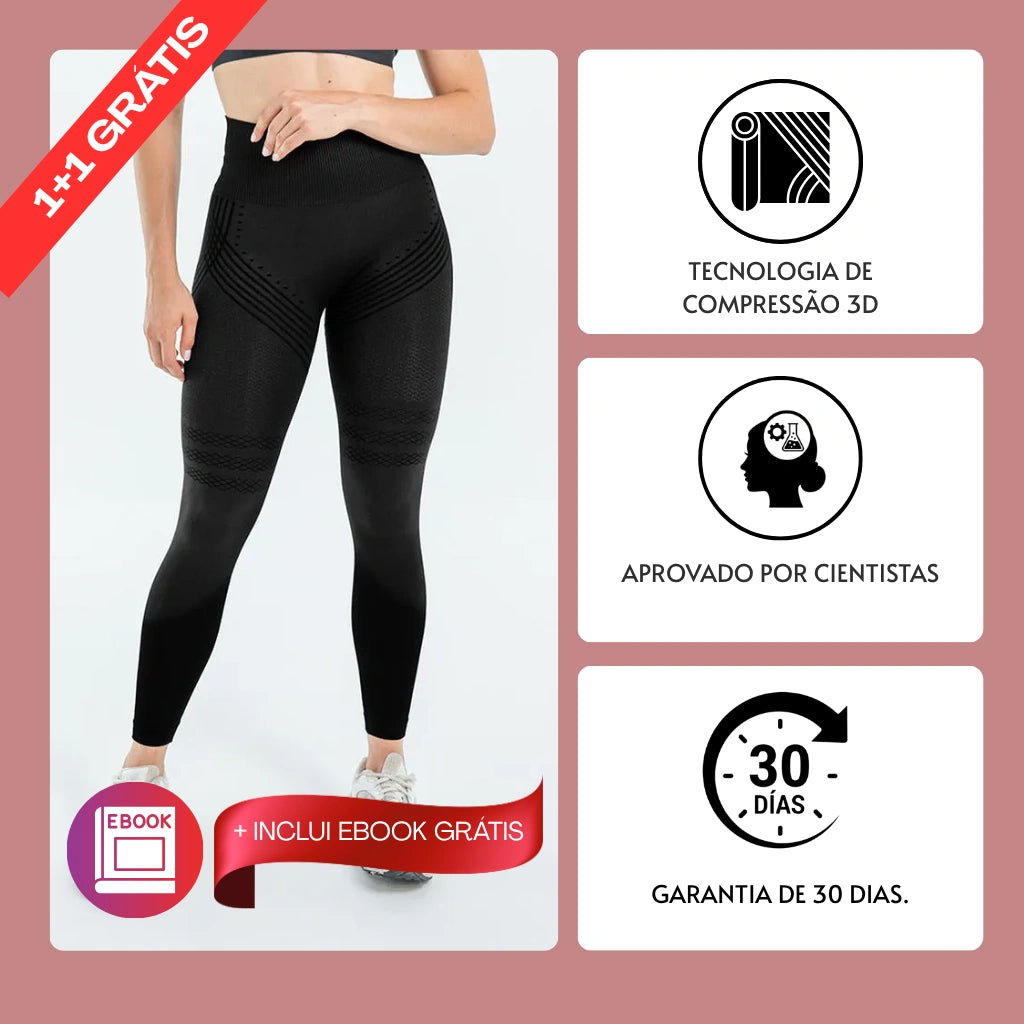 Legging Cellumove 3D – Redefina a sua silhueta sem esforço