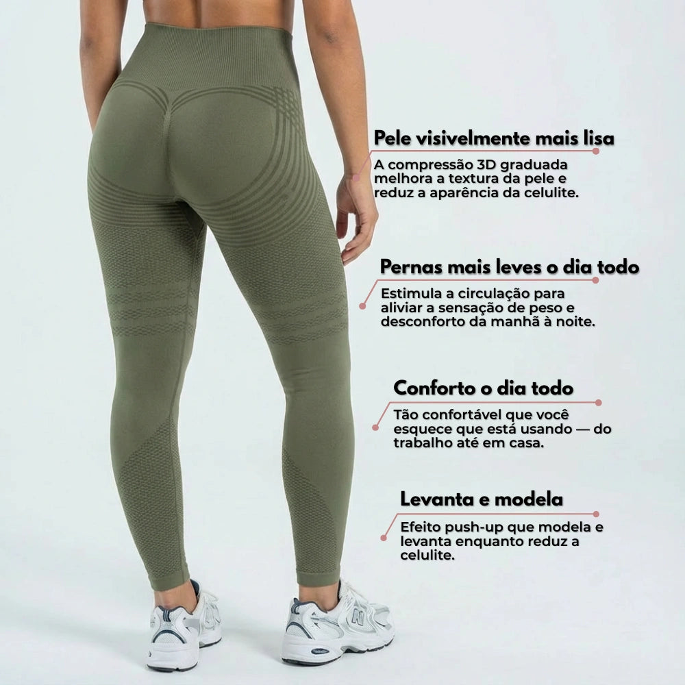 Leggings Cellumove 3D - Verde Militar