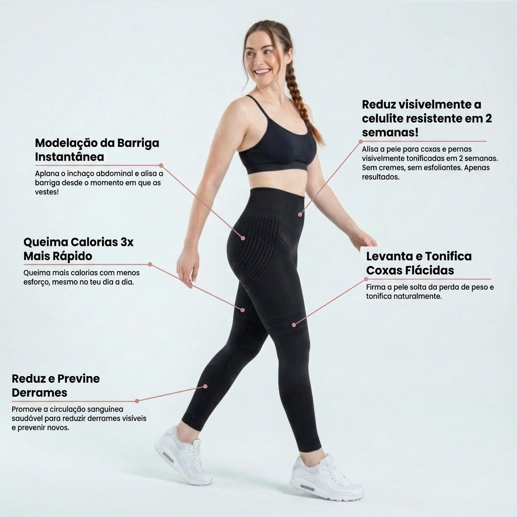 Legging Cellumove 3D – Redefina a sua silhueta sem esforço