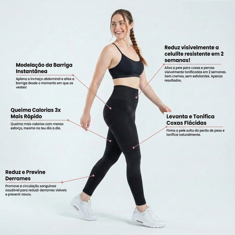 Legging Cellumove 3D – Redefina a sua silhueta sem esforço