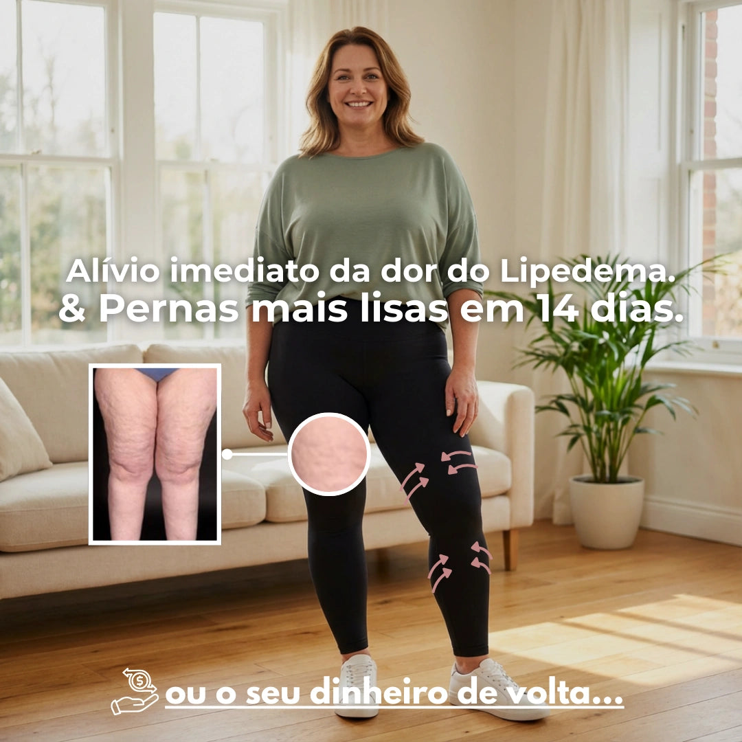 Legging Cellumove 3D – Diga adeus à dor e ao inchaço do lipedema de forma natural