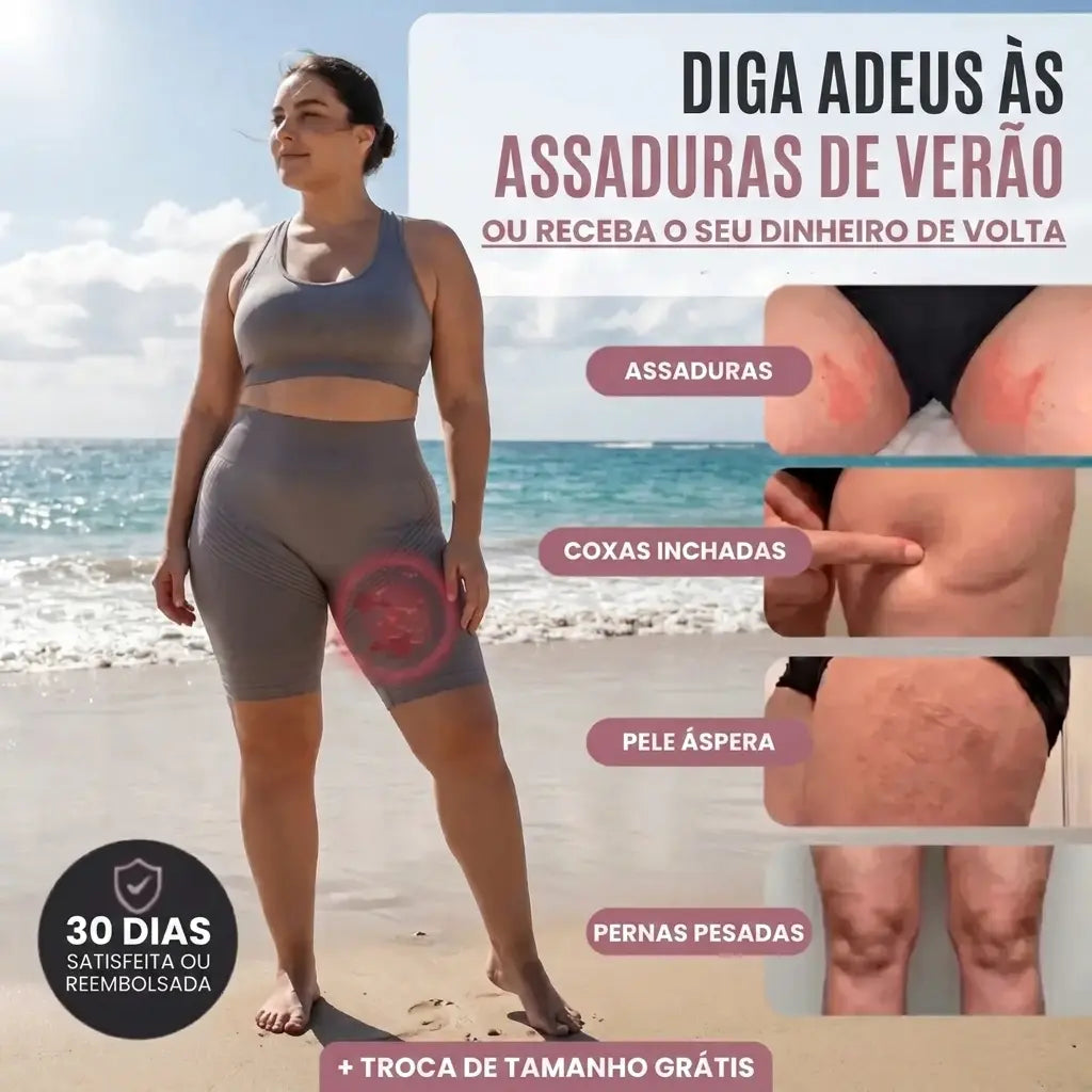 Calções 3D antifricção